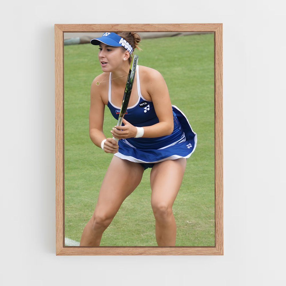 Poster Belinda bencic flou – affiche Tennis (vue 4)